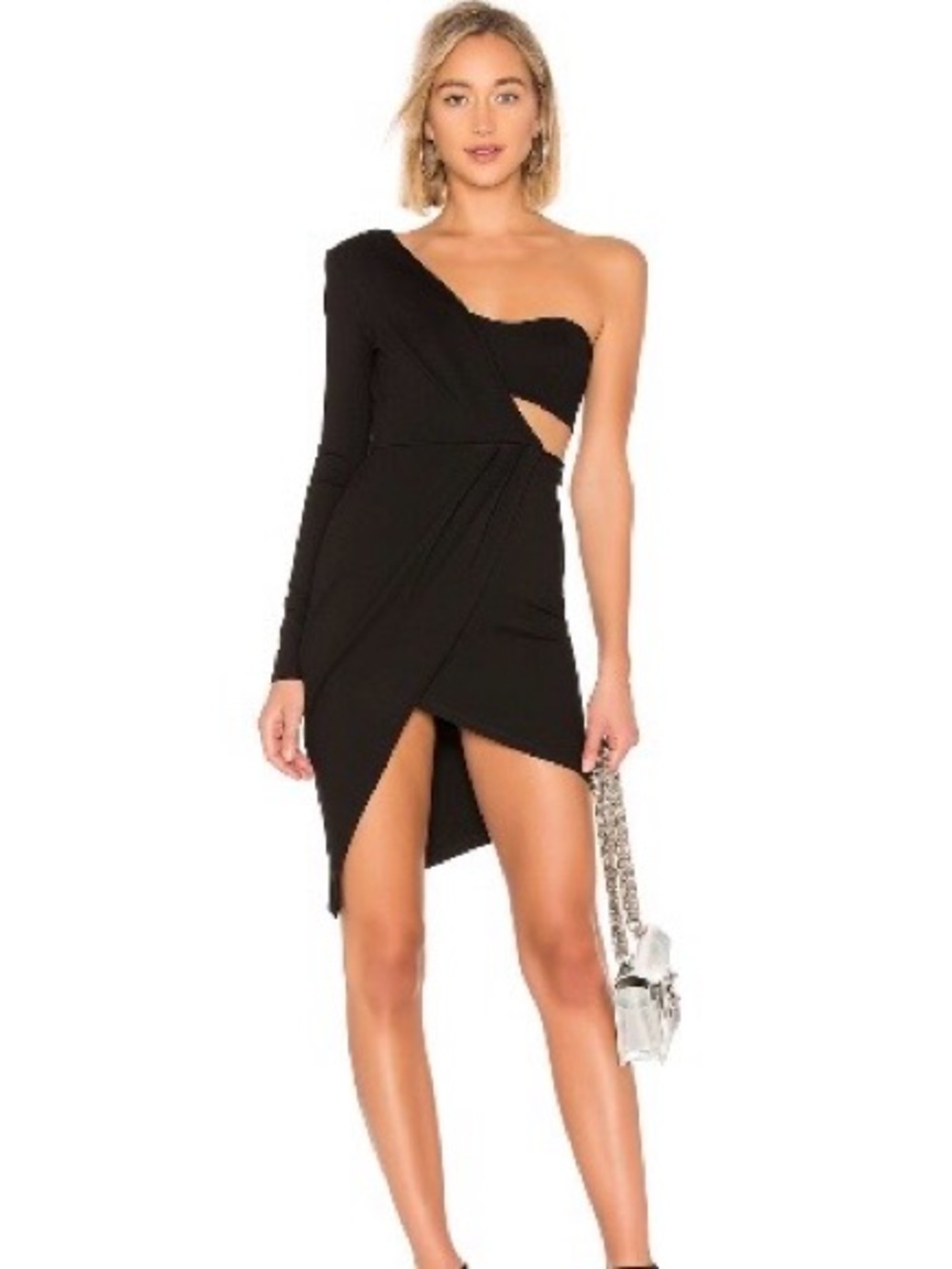 Michael Costello x Revolve Black Dress